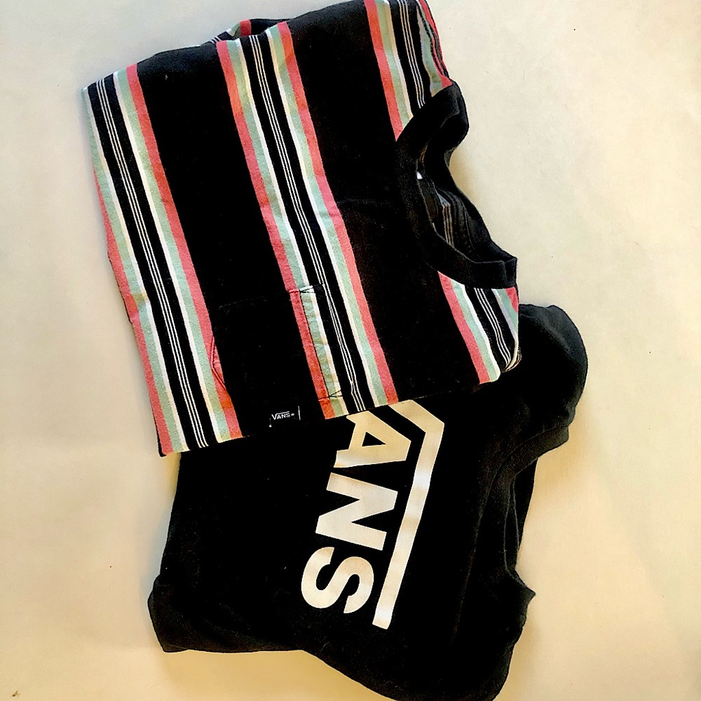 Two 6L Boys Vans Tees